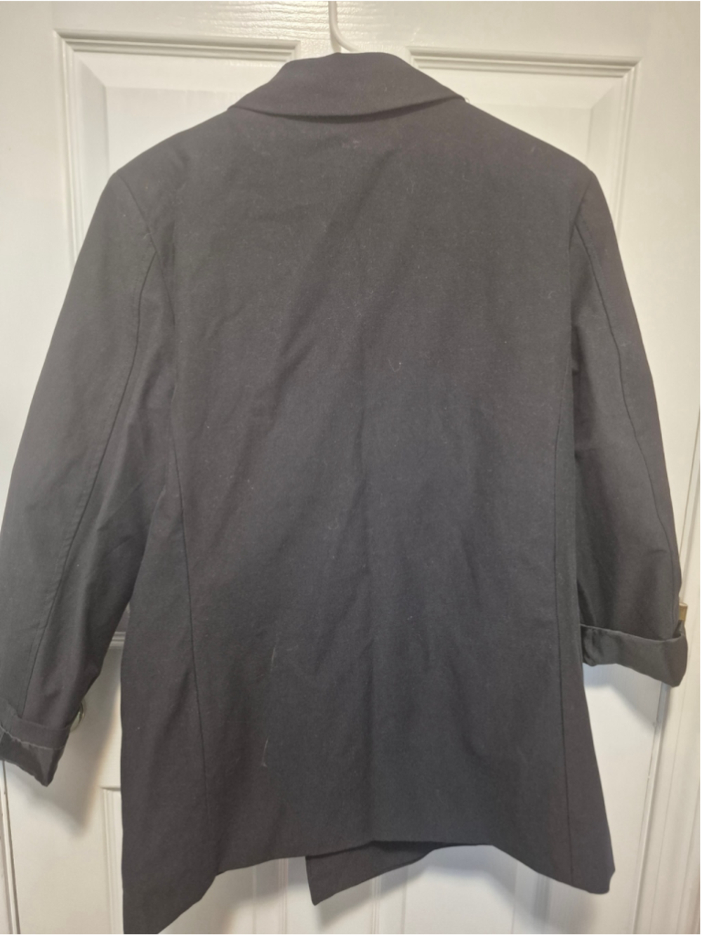 Women's Mono B Black Double-Breasted Blazer Jacket Size S - Picture 2 of 3